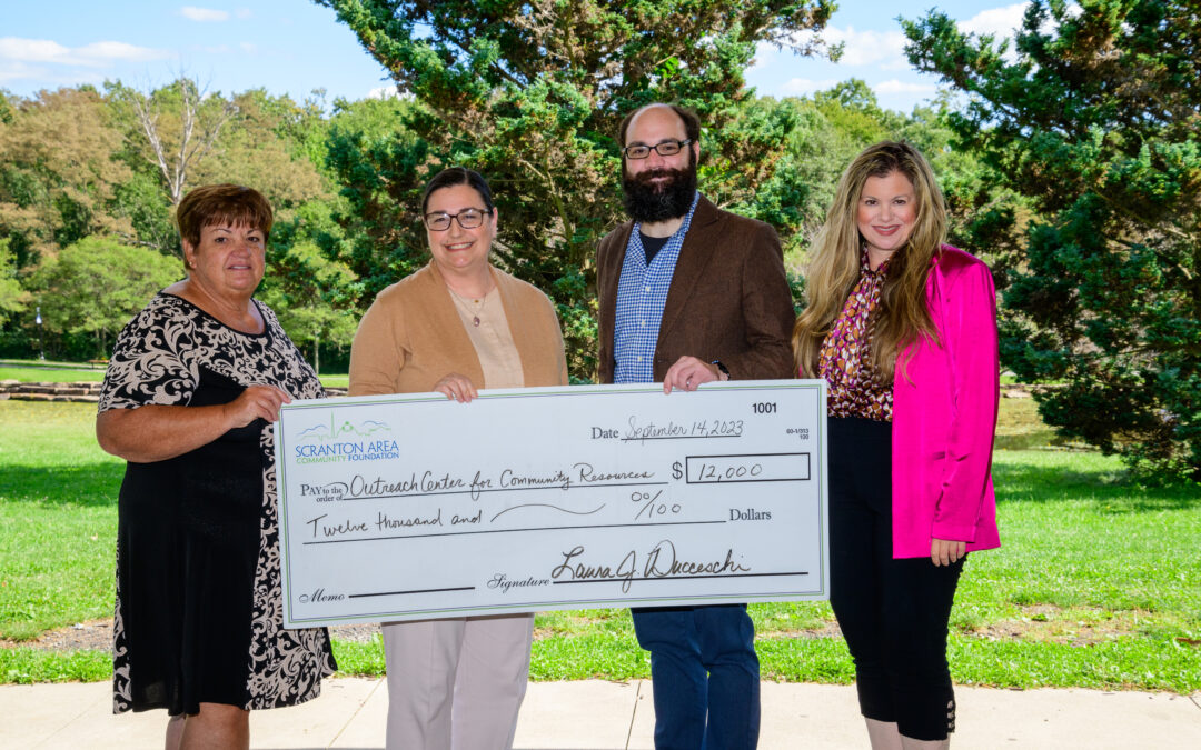 Outreach – Center for Community Resources Grant from the Scranton Area Community Foundation to Support Early Childhood Education