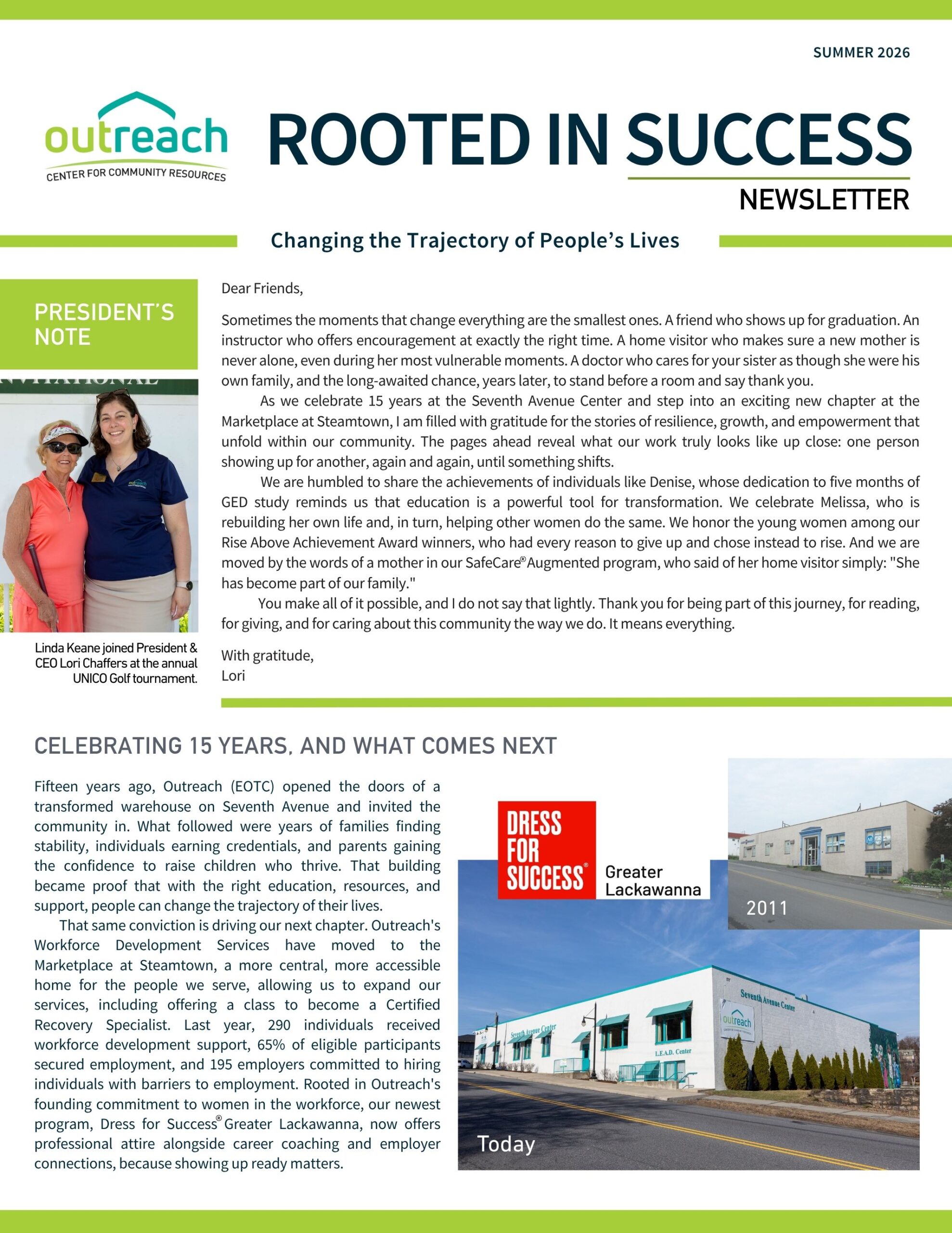 Summer 2026 Newsletter final Outreach Newsletter